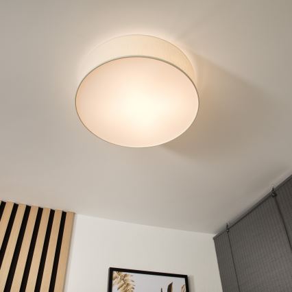 Плафон SIRJA 2xE27/15W/230V Ø 45 cm кремав