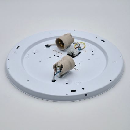 Плафон SIRJA 2xE27/15W/230V Ø 45 cm кремав