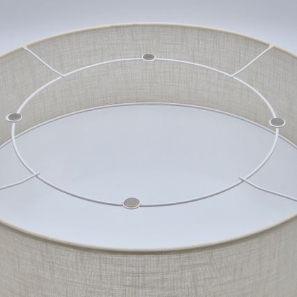 Плафон SIRJA 2xE27/15W/230V Ø 45 cm кремав