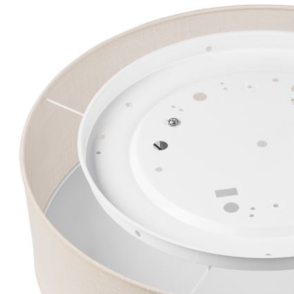 Плафон SIRJA 2xE27/15W/230V Ø 45 cm кремав