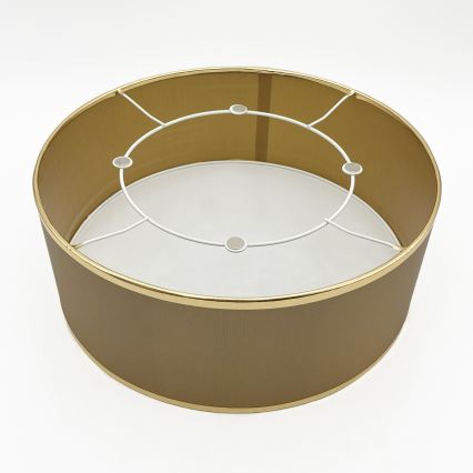 Плафон SIRJA DOUBLE 2xE14/15W/230V Ø 35 см кафяв/златист