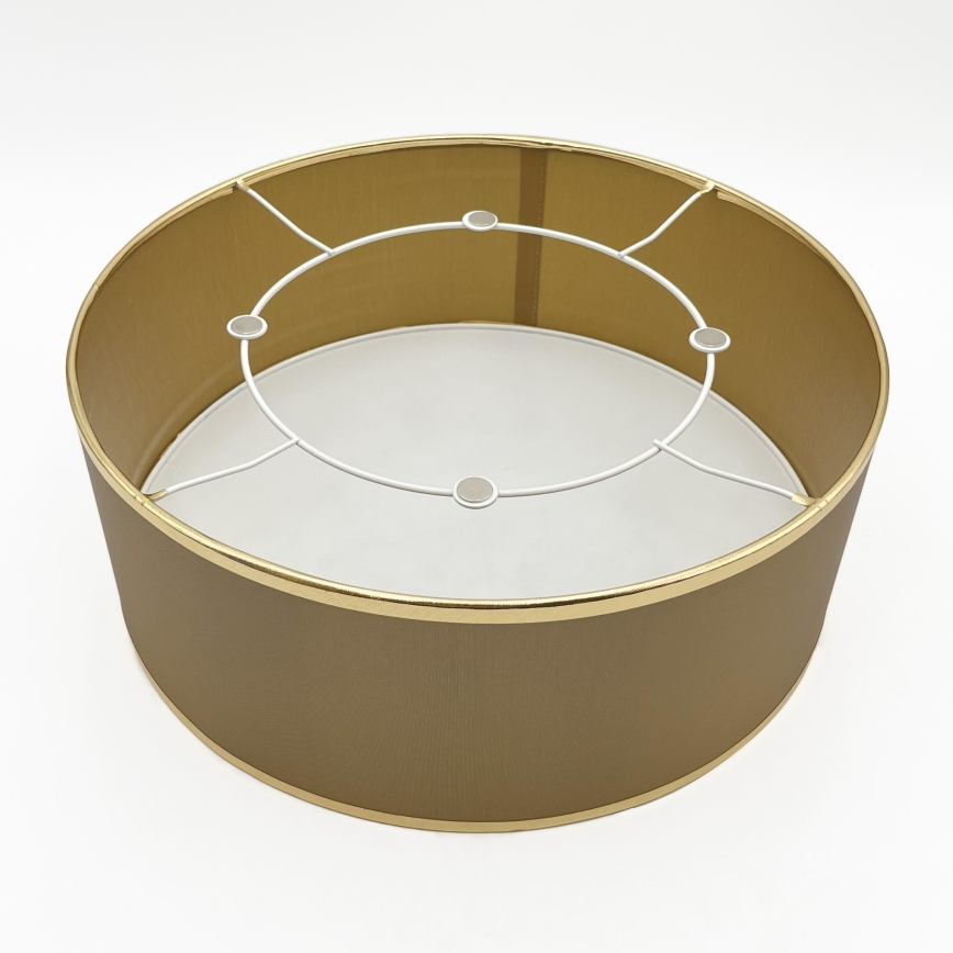 Плафон SIRJA DOUBLE 2xE14/15W/230V Ø 35 см кафяв/златист