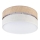 Плафон SIRJA DOUBLE BOHO 2xE14/15W/230V, диаметър 35 см, бежово/кремаво