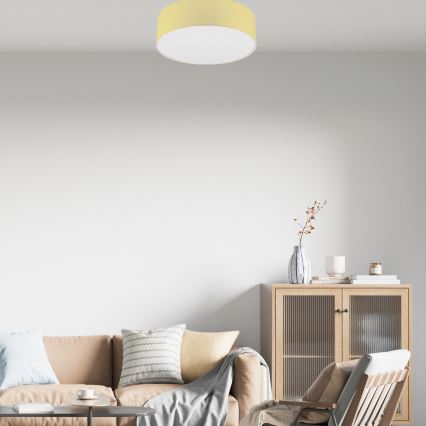 Плафон SIRJA PASTEL 2xE27/15W/230V Ø 45 см жълт