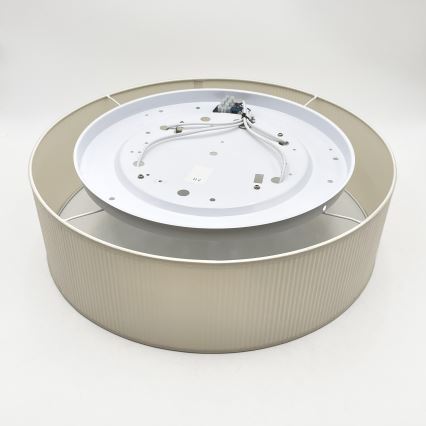Плафон SIRJA PLISADO 4xE27/15W/230V, диаметър 45 см, кремав