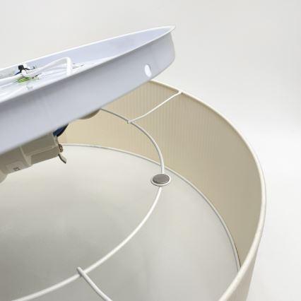 Плафон SIRJA PLISADO 4xE27/15W/230V, диаметър 45 см, кремав