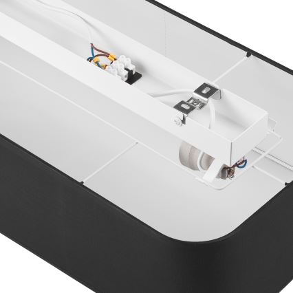 Плафон SIRJA SQUARE 2xE27/15W/230V черен
