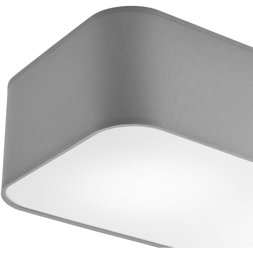 Плафон SIRJA SQUARE 2xE27/15W/230V сив