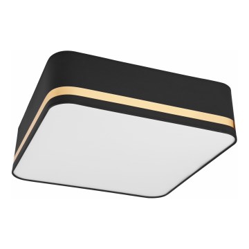 Плафон SIRJA SQUARE 4xE27/60W/230V 45x45 см черен