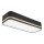Плафон SIRJA SQUARE STRIPE 3xE27/15W/230V черен/златист