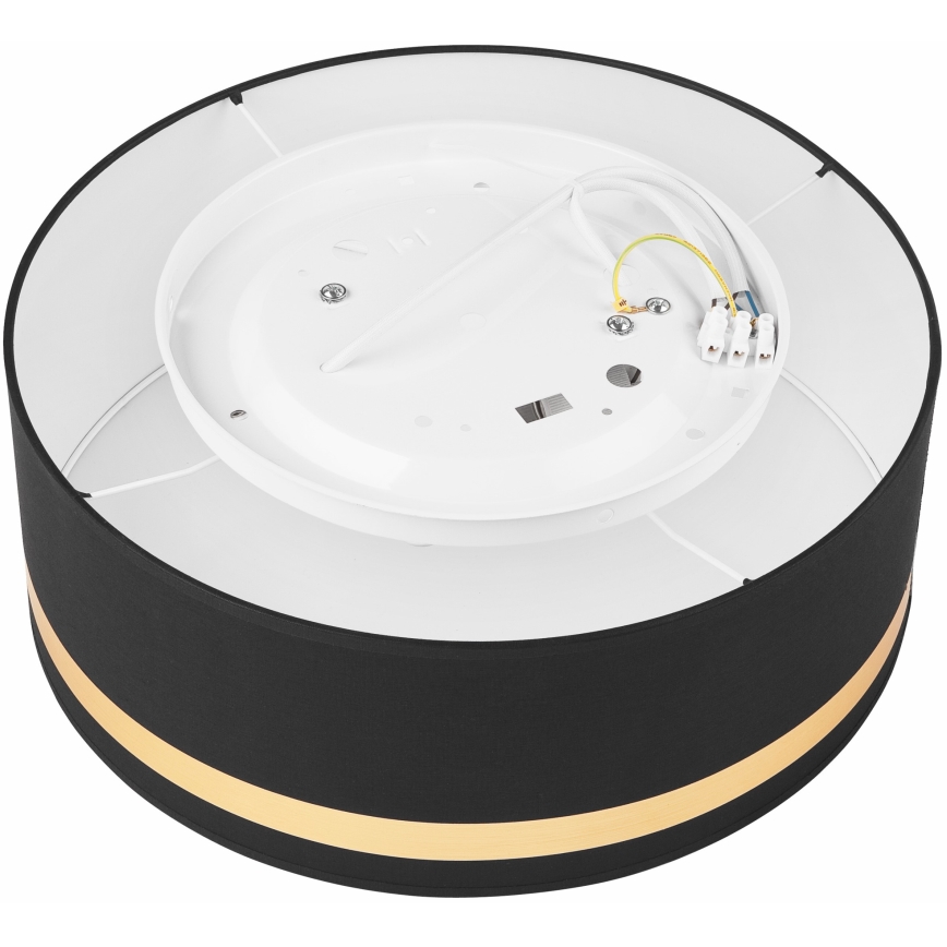 Плафон SIRJA STRIPE 2xE27/15W/230V Ø 35 см черен