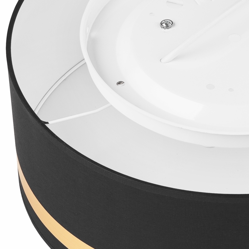 Плафон SIRJA STRIPE 2xE27/15W/230V Ø 35 см черен