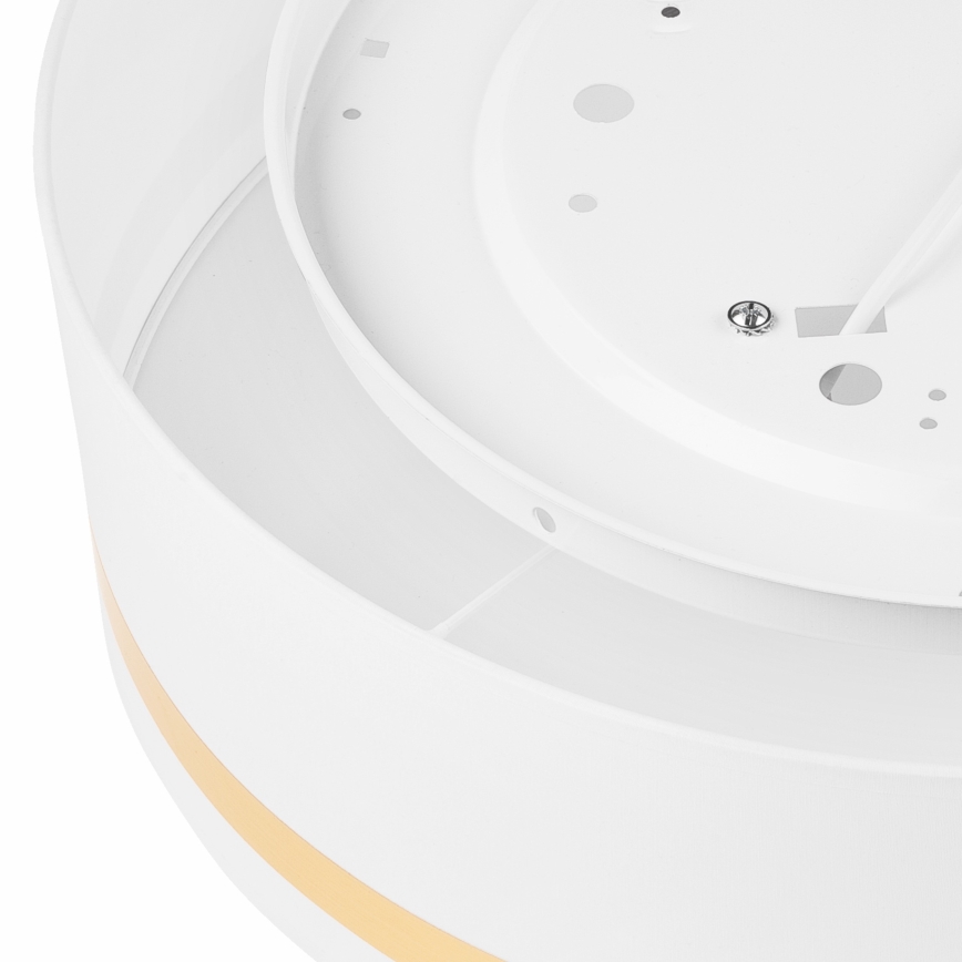 Плафон SIRJA STRIPE 4xE27/15W/230V Ø 45 см бял