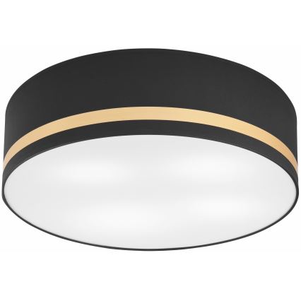 Плафон SIRJA STRIPE 4xE27/15W/230V Ø 45 см черен