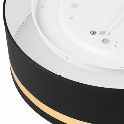 Плафон SIRJA STRIPE 4xE27/15W/230V Ø 45 см черен