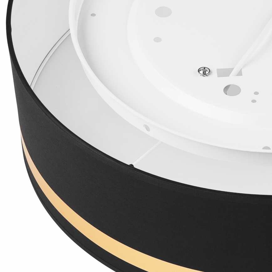 Плафон SIRJA STRIPE 4xE27/15W/230V Ø 45 см черен