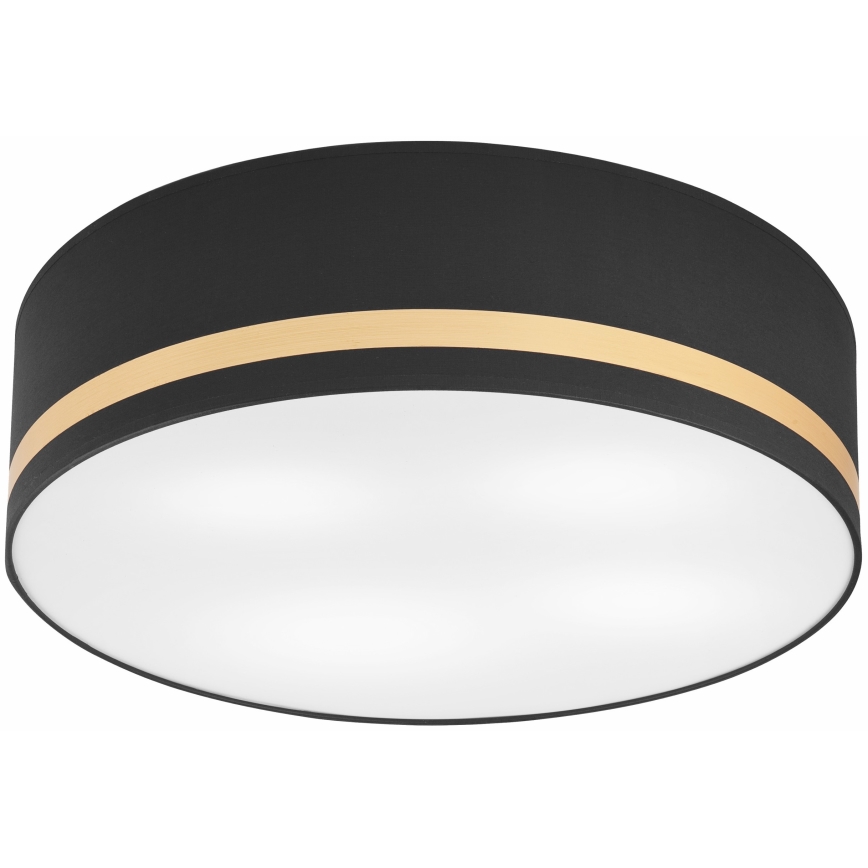 Плафон SIRJA STRIPE 4xE27/15W/230V Ø 45 см черен