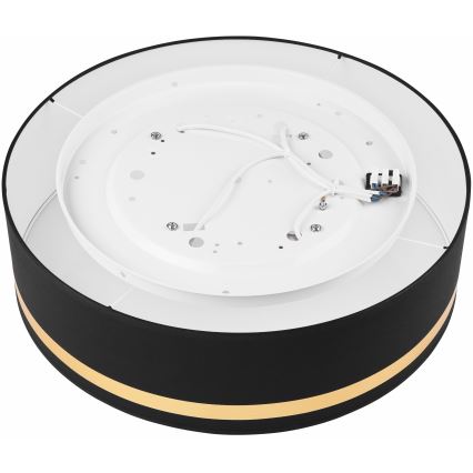 Плафон SIRJA STRIPE 4xE27/15W/230V Ø 45 см черен