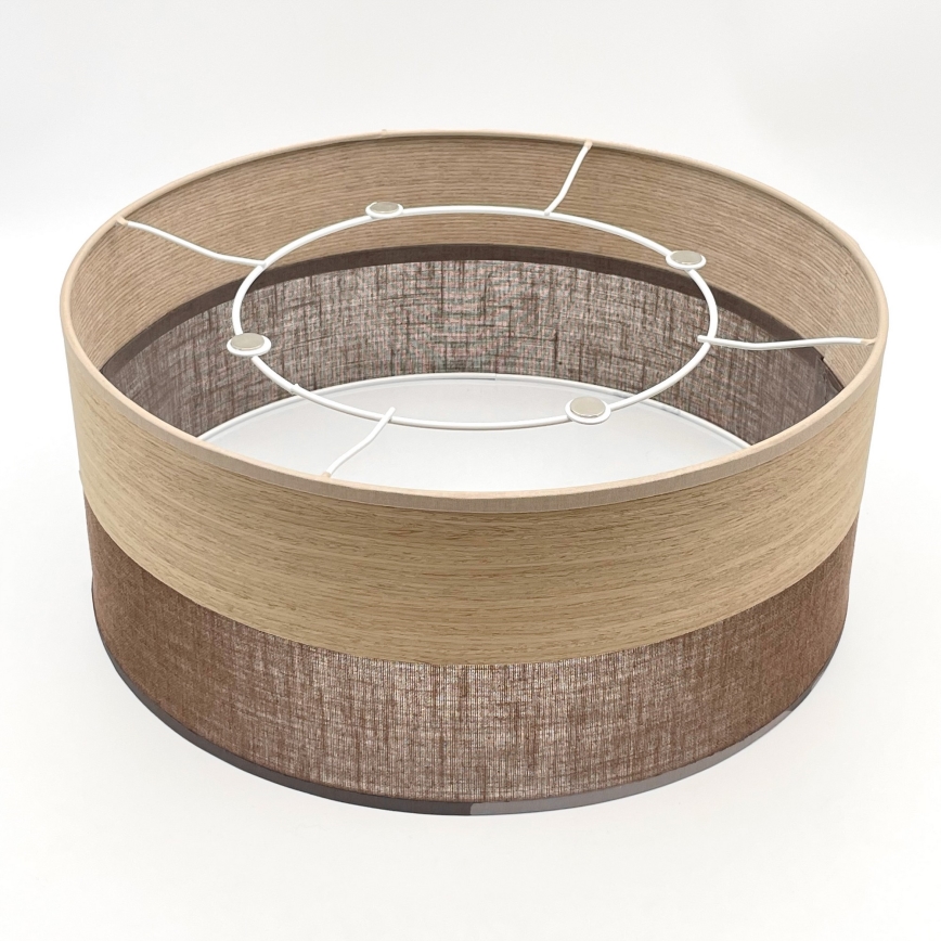 Плафон SIRJA WOOD 1xE27/15W/230V Ø 35 см кафяв/дъб