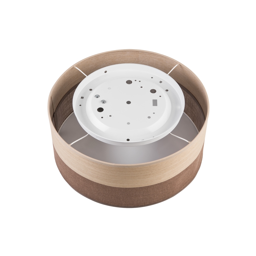 Плафон SIRJA WOOD 1xE27/15W/230V Ø 35 см кафяв/дъб