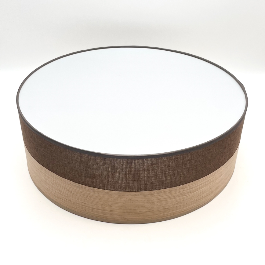 Плафон SIRJA WOOD 2xE27/15W/230V Ø 45 см кафяв/дъб