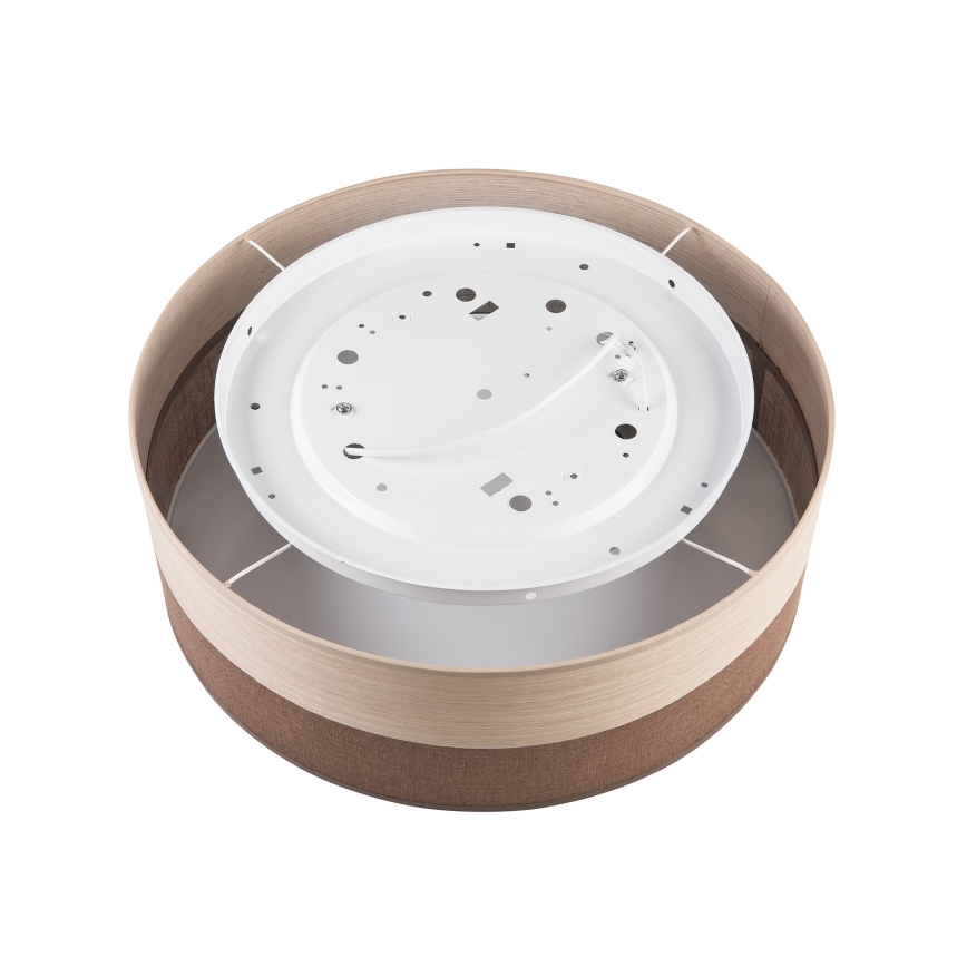 Плафон SIRJA WOOD 2xE27/15W/230V Ø 45 см кафяв/дъб
