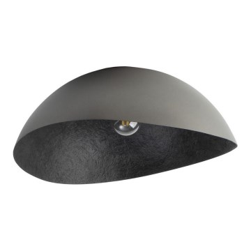 Плафон SOLARIS 1xE27/60W/230V Ø 48 см сребристо/черно