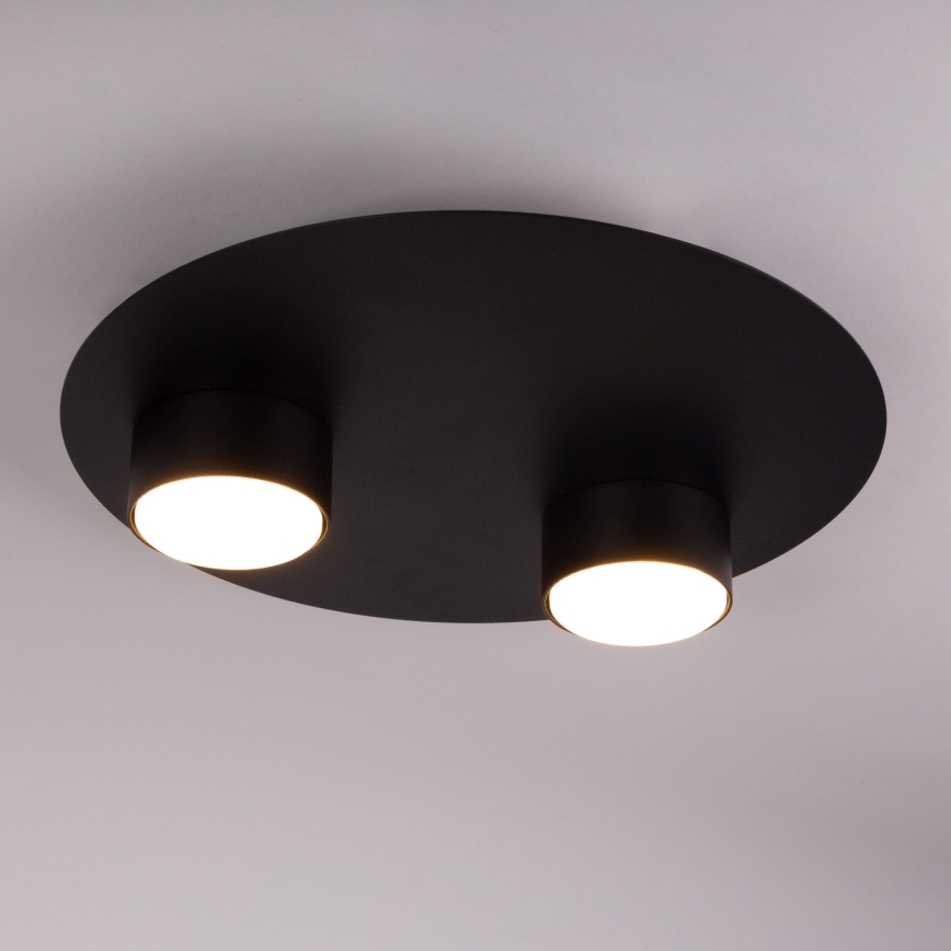 Плафон STAR 2xGX53/12W/230V черен