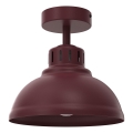 Плафон SVEN 1xE27/15W/230V диам. 21 см бордо