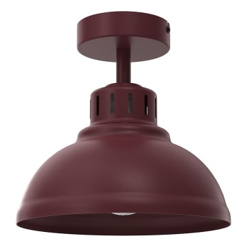 Плафон SVEN 1xE27/15W/230V диам. 21 см бордо