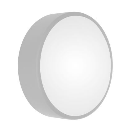 Таванно осветително тяло CLEO със сензор за движение и за здрач, 2xE27/24W/230V, Ø 30 см, сиво