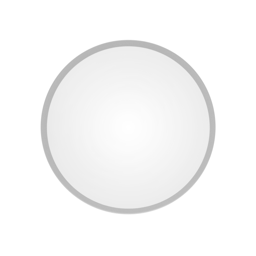 Таванно осветително тяло CLEO със сензор за движение и за здрач, 2xE27/24W/230V, Ø 30 см, сиво