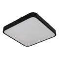 Плафон със сензор WILTON 2xE27/60W/230V 33x33 cm черен