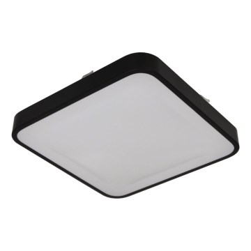 Плафон със сензор WILTON 2xE27/60W/230V 33x33 cm черен