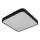 Плафон със сензор WILTON 2xE27/60W/230V 33x33 cm черен