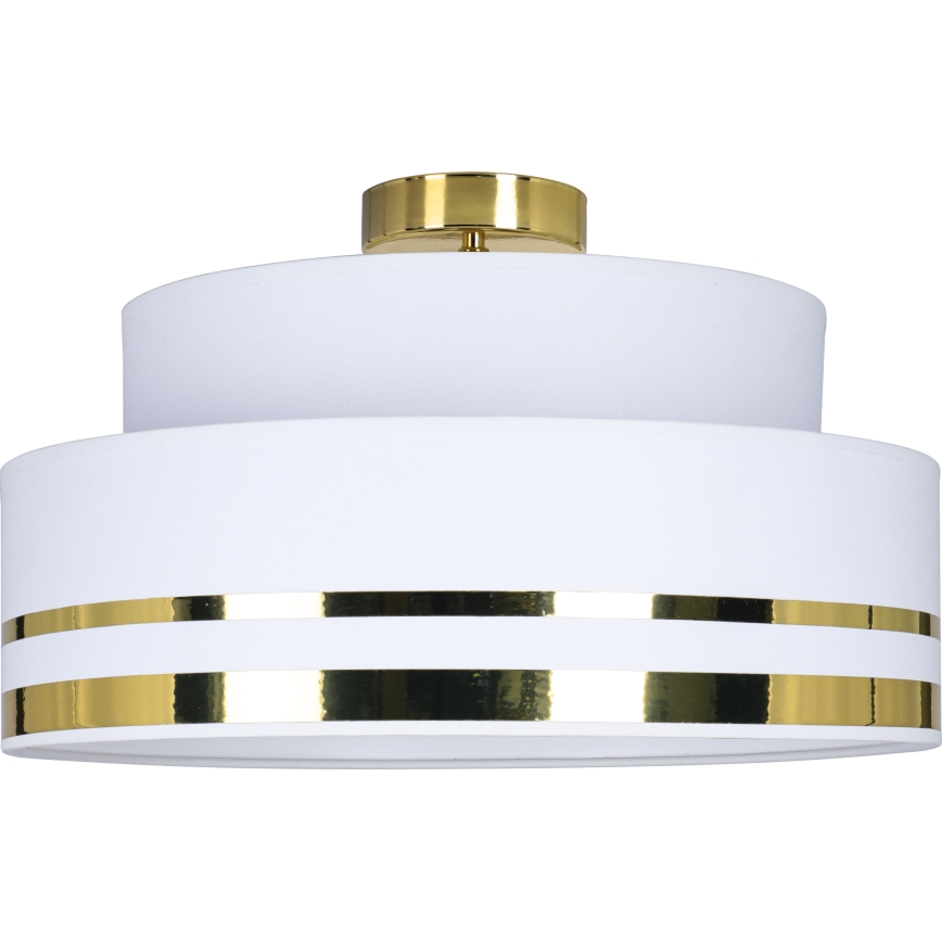 Плафон TAMI 1xE27/60W/230V Ø 40 см бял/златист