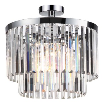 Плафон VETRO 4xE14/40W/230V, лъскав хром