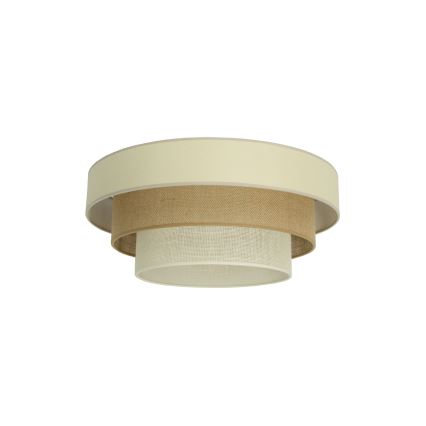Плафон WENTA 1xE27/60W/230V, диаметър 50 см, бежово/юта