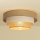 Плафон WENTA 1xE27/60W/230V, диаметър 50 см, юта/крем