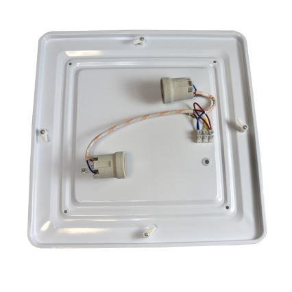 Плафон WILTON 2xE27/60W/230V 37,5x37,5 см черен