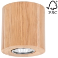 Плафон WOODDREAM 1xGU10/6W/230V дъб - FSC сертифициран
