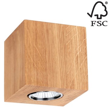 Плафон WOODDREAM 1xGU10/6W/230V дъб - FSC сертифициран