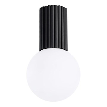 Плафон за баня HALO 1xG9/8W/230V Ø 12 см IP44 черен