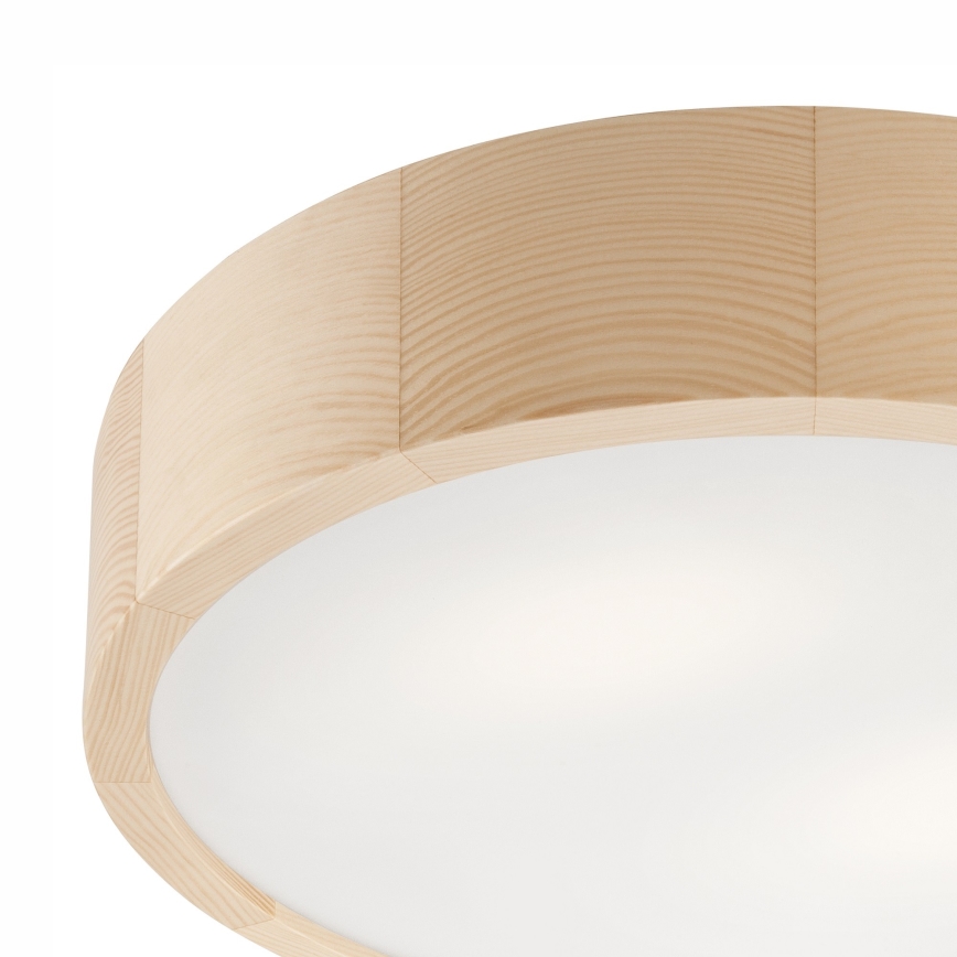 Плафон за баня NATURAL 3xE27/15W/230V IP54 бор ø 37 см - FSC сертифицирано