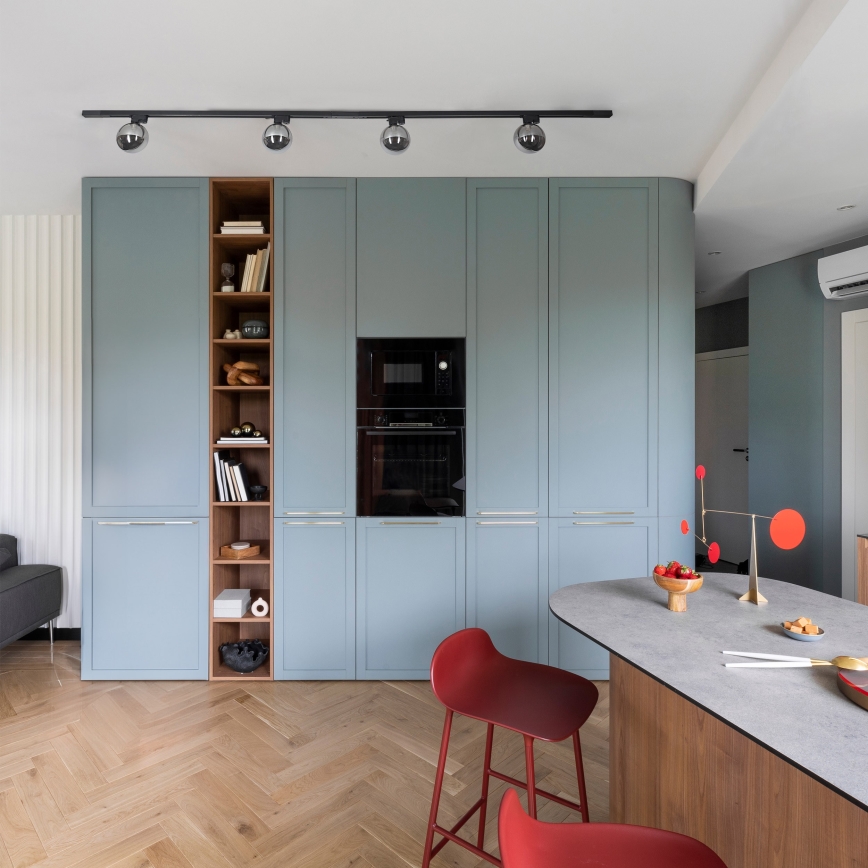 Плафон за 1-фазна релсова система TRACER 1xG9/8W/230V черен/опушен черен