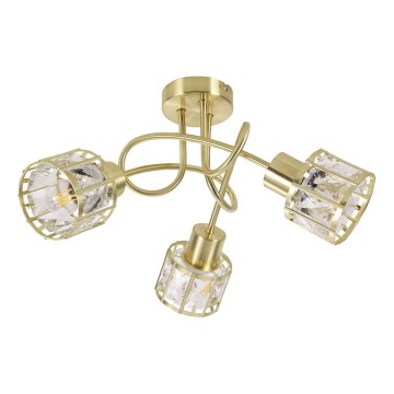 Плафон ZAHARA 3xE27/10W/230V златист