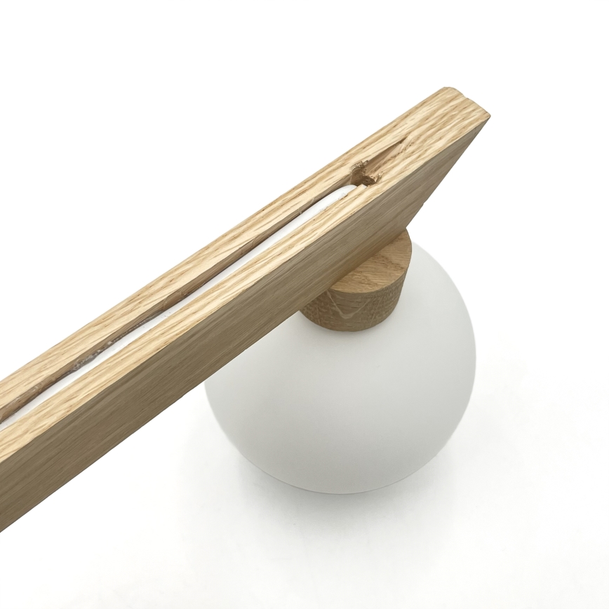 Плафонен полилей ANTONIO 3xG9/5W/230V дъб/бял