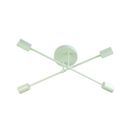 Плафонен полилей CAMBRIDGE 4xE27/15W/230V зелен