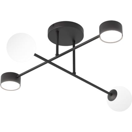 Плафонен полилей HOLON 2xG9/8W/230V + 2xGX53/12W черен