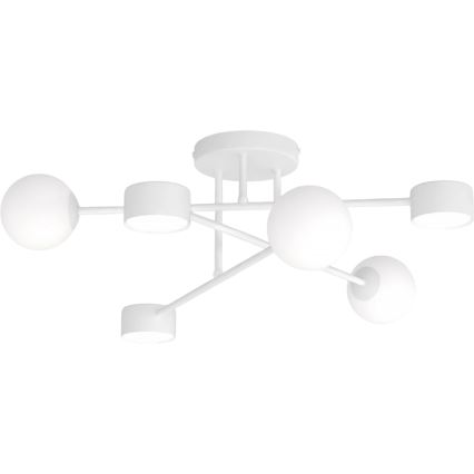 Плафонен полилей HOLON 3xG9/8W/230V + 3xGX53/12W бял